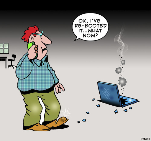 technical support cartoons