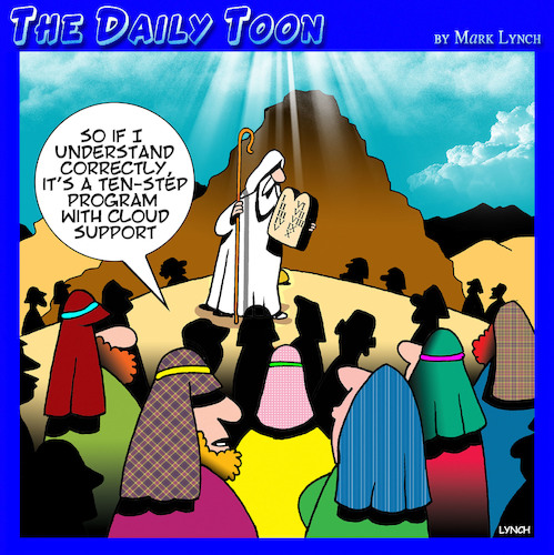 Ten Commandments By Toons 