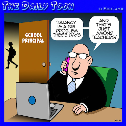 cartoons about school principals