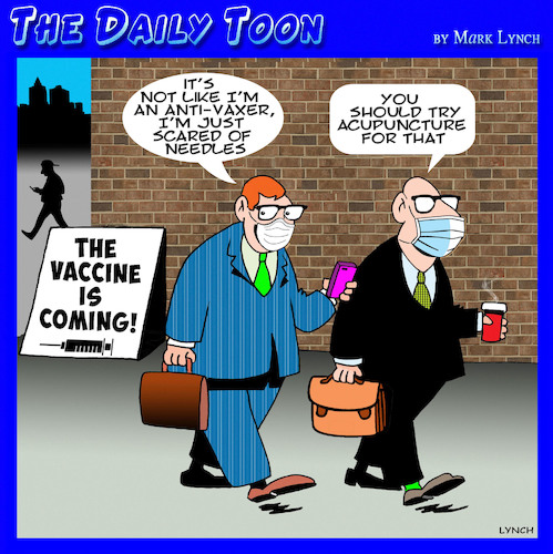 Vaccine By Toons Media Culture Cartoon Toonpool