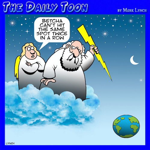 Cartoon: Zeus (medium) by toons tagged zeus,god,lightning,rod,throwing,myths,strikes,twice,zeus,god,lightning,rod,throwing,myths,strikes,twice