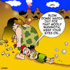 Cartoon: back seat driver (small) by toons tagged caveman prehistoric romance nagging dinosaur