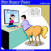 Cartoon: Centaur (small) by toons tagged dating,sites,pony,tails,centaurs