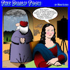 Cartoon: Mona Lisa (small) by toons tagged leonardo,da,vinci,mona,lisa,portrait,painter,artist,art