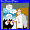 Cartoon: Mortuary (small) by toons tagged restaurant,booking,vultures