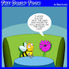 Cartoon: Pollinating (small) by toons tagged pollination,first,dates,bees