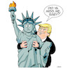 Cartoon: Trump grab (small) by toons tagged trump,statue,of,liberty