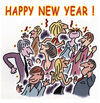 Cartoon: Happy New Year 2015 (small) by piro tagged new year holiday 2015