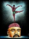 Cartoon: Alvin Ailey - Choreographer (small) by BenHeine tagged alvin,ailey,american,dance,theater,modern,dancer,choreographer,choregraphe,danseur,danse,pose,man,multiracial,brotherhood,black,negro,contrast,brain,skin,dark,ben,heine,portrait,new,york,city,aids,rogers,texas,katherine,dunham,company,be