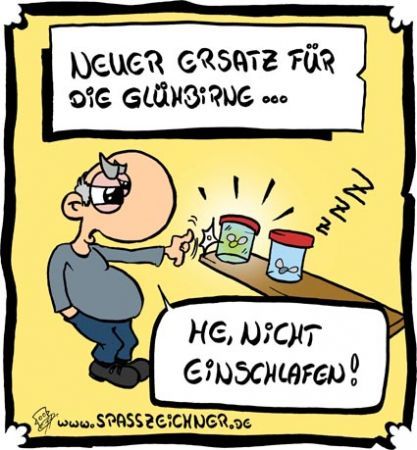 Cartoon: Glühbirnenalternative (medium) by Clemens tagged glühbirne,ökologie,glühbirnenverbot