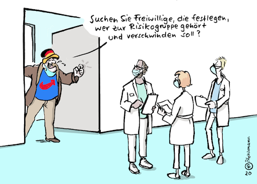 Cartoon: AfD Risikogruppe (medium) by Pfohlmann tagged 2020,deutschland,afd,corona,coronavirus,pandemie,risikogruppe,medizin,gesundheit,infektion,wutbürger,ausländerfeindlich,rechts,spaltung,gesellschaft,migration,flucht,asyl,rassismus,2020,deutschland,afd,corona,coronavirus,pandemie,risikogruppe,medizin,gesundheit,infektion,wutbürger,ausländerfeindlich,rechts,spaltung,gesellschaft,migration,flucht,asyl,rassismus