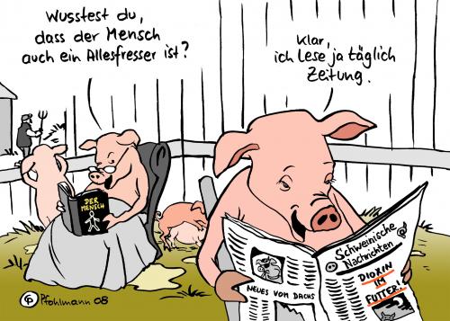 Cartoon: Allesfresser (medium) by Pfohlmann tagged dioxin,lebensmittel,lebensmittelskandal,vergiftung,verseuchung,schweine,schweinefleisch,irland,schweinestall,fleisch,sauerei,allesfresser,dioxin,lebensmittel,ernährung,nahrung,essen,fleisch,schweinefleisch,schwein,tier,tiere,vergiftung,vergiften,lebensmittelskandal,skandal,verseuchung,seuchem irland,schweinestall,sauerei,allesfresser,gesundheit,gastronomie,seuchem,irland