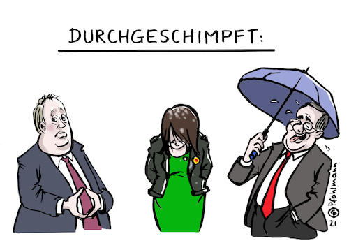 durchgeschimpft