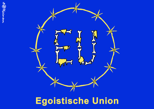 Cartoon: Egoistische Union (medium) by Pfohlmann tagged karikatur,cartoon,2016,color,farbe,eu,flüchtlinge,flüchtlingskrise,egoistische,union,stacheldraht,zaun,zäune,grenzen,aufteilung,quoten,europa,abschottung,solidarität,egoismus,skelett,zerbrechen,kontingente,karikatur,cartoon,2016,color,farbe,eu,flüchtlinge,flüchtlingskrise,egoistische,union,stacheldraht,zaun,zäune,grenzen,aufteilung,quoten,europa,abschottung,solidarität,egoismus,skelett,zerbrechen,kontingente