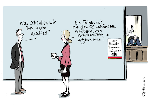 Cartoon: Fotobuch für Seehofer (medium) by Pfohlmann tagged afghanistan,taliban,terror,ortskräfte,nato,isaf,bundeswehr,asyl,asylbewerber,flucht,flüchtlinge,abschiebung,innenminister,abschied,geschenk,fotobuch,69,bundestagswahl,ruhestand,pension,islamisten,islamismus,militär,krieg,dolmetscher,afghanistan,taliban,terror,ortskräfte,nato,isaf,bundeswehr,asyl,asylbewerber,flucht,flüchtlinge,abschiebung,innenminister,abschied,geschenk,fotobuch,69,bundestagswahl,ruhestand,pension,islamisten,islamismus,militär,krieg,dolmetscher