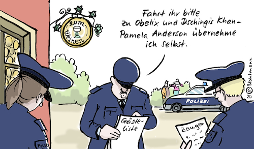 Cartoon: Gäste-Zeugen-Liste (medium) by Pfohlmann tagged 2020,corona,coronavirus,pandemie,kontaktverfolgung,behörden,deutschland,polizei,datenschutz,gastronomie,restaurant,gäste,liste,kontaktdaten,zeugen,2020,corona,coronavirus,pandemie,kontaktverfolgung,behörden,deutschland,polizei,datenschutz,gastronomie,restaurant,gäste,liste,kontaktdaten,zeugen