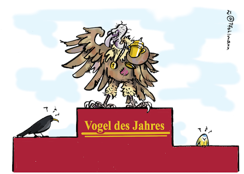 Cartoon: Geier des Jahres (medium) by Pfohlmann tagged nabu,vogel,des,jahres,wahl,vögel,corona,coronakrise,pandemie,wirtschaft,wirtschaftskrise,insolvenz,pleite,pleitegeier,artenschutz,naturschutz,pleitewelle,lockdown,shutdown,nabu,vogel,des,jahres,wahl,vögel,corona,coronakrise,pandemie,wirtschaft,wirtschaftskrise,insolvenz,pleite,pleitegeier,artenschutz,naturschutz,pleitewelle,lockdown,shutdown