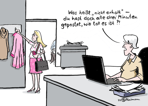 Cartoon: Keine Erholung (medium) by Pfohlmann tagged umfrage,urlaub,erholung,freizeit,arbeitnehmer,stress,arbeitsplatz,ferien,entspannung,socialmedia,posten,handy,smartphone,instagram,facebook,tiktok,angeben,umfrage,urlaub,erholung,freizeit,arbeitnehmer,stress,arbeitsplatz,ferien,entspannung,socialmedia,posten,handy,smartphone,instagram,facebook,tiktok,angeben