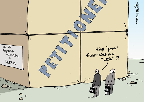 Cartoon: petit (medium) by Pfohlmann tagged karikatur,cartoon,color,farbe,2014,deutschland,bundestag,petitionsbericht,petitionen,bürger,paket,petit,klein,bundestagsabgeordnete,abgeordnete,mdb,karikatur,cartoon,color,farbe,2014,deutschland,bundestag,petitionsbericht,petitionen,bürger,paket,petit,klein,bundestagsabgeordnete,abgeordnete,mdb