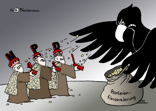 Cartoon: rechte Sternsinger (medium) by Pfohlmann tagged dreikönig,könige,drei,sternsinger,parteienfinanzierung,npd,deutschland,2012,farbe,color,karikatur,rechtsradikal,rechtsextremismus,verbot,parteiverbot,adler,bundesadler,geld,deutschland,parteienfinanzierung,npd,sternsinger,dreikönig