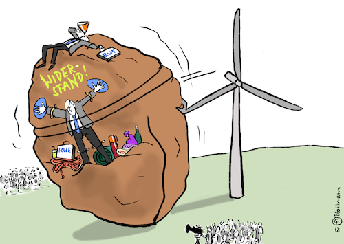 Cartoon: RWE-Widerstand (medium) by Pfohlmann tagged karikatur,cartoon,color,farbe,2018,deutschland,rwe,widerstand,hambacher,forst,kohle,braunkohle,kohleverstromung,energiewende,aktivisten,besetzung,baumhäuser,umwelt,co2,klimawandel,nrw,räumung,polizei,energiekonzern,festhalten,festketten,karikatur,cartoon,color,farbe,2018,deutschland,rwe,widerstand,hambacher,forst,kohle,braunkohle,kohleverstromung,energiewende,aktivisten,besetzung,baumhäuser,umwelt,co2,klimawandel,nrw,räumung,polizei,energiekonzern,festhalten,festketten