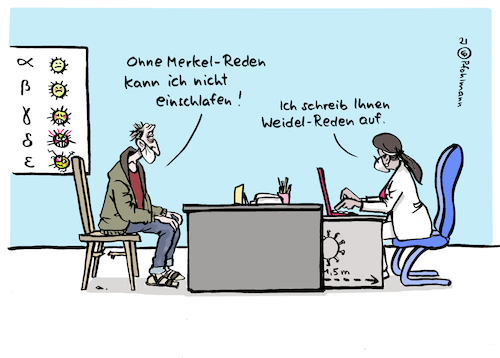 Cartoon: Schlaf-Reden (medium) by Pfohlmann tagged merkel,karriere,bundeskanzlerin,rede,redner,rednerin,rhetorik,schlafen,schlaflosigkeit,schlaflos,einschlafen,beruhigungsmittel,weidel,bundestag,arzt,ärztin,praxis,arztpraxis,patient,verschreibung,rezept,langeweile,langweilig,schlafstörungmedizin,medikament,arznei,krankheit,gesundheit,merkel,karriere,bundeskanzlerin,rede,redner,rednerin,rhetorik,schlafen,schlaflosigkeit,schlaflos,einschlafen,beruhigungsmittel,weidel,bundestag,arzt,ärztin,praxis,arztpraxis,patient,verschreibung,rezept,langeweile,langweilig,schlafstörungmedizin,medikament,arznei,krankheit,gesundheit