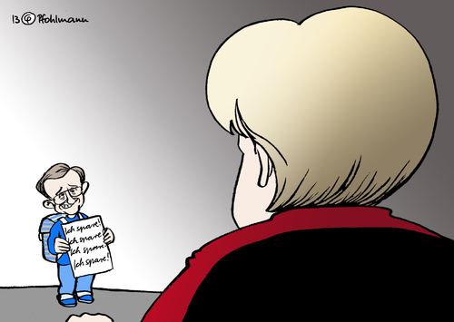 Cartoon: Sparschüler (medium) by Pfohlmann tagged karikatur,cartoon,color,farbe,2013,deutschland,griechenland,samaras,staatsbesuch,besuch,treffen,merkel,bundeskanzlerin,sparen,bericht,schüler,lehrerin,rapport,sparmaßnahmen,eurokrise,schuldenkrise,esm,rettungsschirm,eu,euro,europa,karikatur,cartoon,color,farbe,2013,deutschland,griechenland,samaras,staatsbesuch,besuch,treffen,merkel,bundeskanzlerin,sparen,bericht,schüler,lehrerin,rapport,sparmaßnahmen,eurokrise,schuldenkrise,esm,rettungsschirm,eu,euro,europa