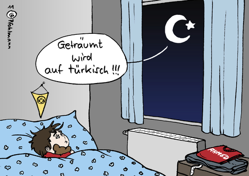 Cartoon: Türkisch träumen! (medium) by Pfohlmann tagged deutschland,integration,migration,migranten,türkei,türken,einwanderer,zuwanderer,zuwanderung,sprache,muttersprache,türkisch,deutsch,erdogan,rede,deutschland,integration,migration,migranten,türkei,türken,einwanderer,zuwanderer,zuwanderung,sprache,muttersprache,türkisch,deutsch,erdogan,rede