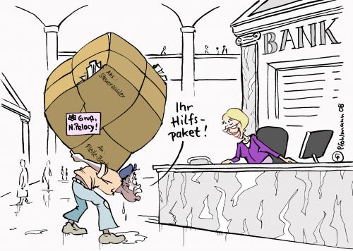 Cartoon: US-Hilfspaket (medium) by Pfohlmann tagged finanzkrise,usa,hilfspaket,bank,crash,wirtschaft,weltwirtschaft,finanzkrise,finanzen,krise,pleite,banken,bank,geld,bankensterben,aussterben,fusion,wirtschaftskrise,kredite,kredit,wall street,friedhof,finanzmarkt,lehman brothers,finanzinstitut,institut,bank of america,deutsche bank,credit suisse,ubs,barclays,morgan stanley,citibank,goldman sachs,jpmorgan,merrill lynch,hilfe,sterben,untergang,katastrophe,notenbank,usa,wall,street,lehman,brothers,of,america,deutsche,credit,suisse,morgan,stanley,goldman,sachs,merrill,lynch,zentralbank,rezession,konkurs,bankrott,broker,investment,börse,us,ezb,eu,europäisch,frankfurt,ölhändler,öl,kfw,uncle sam,bankers,uncle,sam,unterstützung,zusammenhalt,hilfspaket,paket,crash,steuer,steuern,steuerzahler