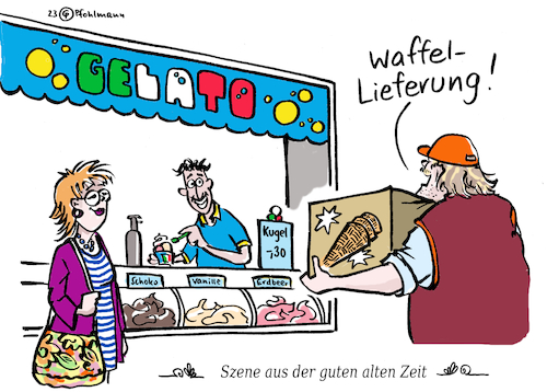 Waffellieferung