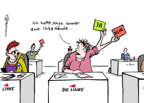 Zwei linke Hände