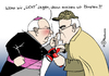 Cartoon: Aufklärungskerzlein (small) by Pfohlmann tagged karikatur,cartoon,color,farbe,2013,deutschland,kirche,missbrauch,sexueller,kindesmissbrauch,untersuchung,pfeiffer,kriminologisches,institut,niedersachsen,aufklärung,katholisch,katholiken,bischof,bischöfe,bischofskonferenz,vertrag,ende,wissenschaft,aufarbe