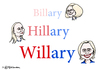 Cartoon: Billary Hillary Willary (small) by Pfohlmann tagged karikatur,cartoon,2015,color,farbe,usa,hillary,clinton,demokraten,kandidatur,präsidentschaft,präsidentin,offziell,bekanntgabe,bill,billary,will,willary,werdegang,biographie,lebenslauf,biografie,präsidentschaftskandidatur