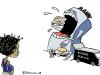 Cartoon: Burger Service (small) by Pfohlmann tagged bankenkrise finanzkrise hunger dritte welt rettungspaket hilfspaket geld burger brötchen sandwich