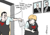 Cartoon: Chef-SMS (small) by Pfohlmann tagged karikatur,cartoon,color,farbe,2013,deutschland,große,koalition,sms,gabriel,merkel,angestellte,chefs,mitarbeiter,ausbeutung,digitale,medien,emails,freizeit,arbeitszeit,verfügbarkeit,erreichbarkeit,burnout,schutz,gewerkschaft,handy,anrufe,feierabend,bdi,dih