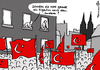 Cartoon: Eigentor-Fans (small) by Pfohlmann tagged karikatur,cartoon,2016,color,farbe,deutschland,türkei,köln,demo,demonstration,erdogan,anhänger,flaggen,fahnen,eigentor,fußball,eigentore,fans,putsch,säubern,säuberung,säuberungen,türken,präsident