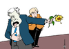 Cartoon: Seehofers Ekel (small) by Pfohlmann tagged karikatur,cartoon,color,farbe,2013,deutschland,bundestagswahl,wahlergebnis,csu,grüne,schwarzgrün,schwarz,grün,seehofer,merkel,sonnenblume,ekel,abscheu,widerstand,koalition