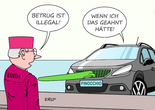 Cartoon: Abgas-Urteil (medium) by Erl tagged politik,justiz,eugh,europäischer,gerichtshof,auto,autobauer,vw,volkswagen,abgas,abgaswerte,manipulation,software,test,abgastest,urteil,illegal,betrug,richter,karikatur,erl,politik,justiz,eugh,europäischer,gerichtshof,auto,autobauer,vw,volkswagen,abgas,abgaswerte,manipulation,software,test,abgastest,urteil,illegal,betrug,richter,karikatur,erl