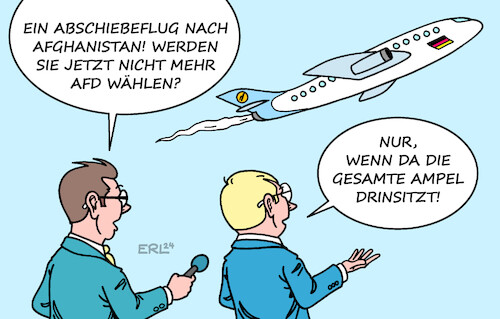 Abschiebeflug