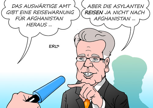 Cartoon: Abschiebungen (medium) by Erl tagged erl,karikatur,abschieben,reisen,maiziere,de,thomas,innenminister,innenministerium,außenministerium,amt,auswärtiges,reisewarnung,unsicherheit,sicherheit,taliban,islamismus,terror,krieg,afghanistan,abschiebungen,flüchtlinge,deutschland,deutschland,flüchtlinge,abschiebungen,afghanisten,krieg,terror,islamismus,taliban,sicherheit,unsicherheit,reisewarnung,auswärtiges,amt,au0enministerium,innenministerium,innenminister,thomas,de,maiziere,reisen,abschieben,karikatur,erl