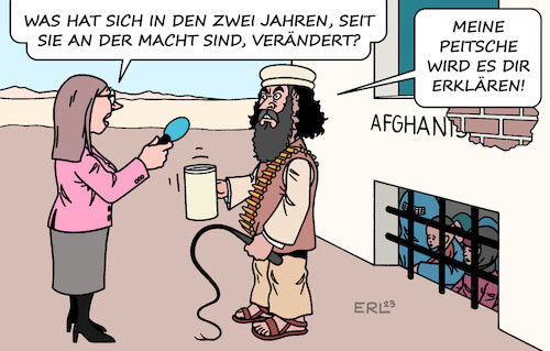 Cartoon: Afghanistan (medium) by Erl tagged politik,afghanistan,2021,rückzug,usa,nato,westen,deutschland,machtübernahme,taliban,verschlechterung,lage,situation,frauen,mädchen,kinder,bildung,menschenrechte,karikatur,erl,politik,afghanistan,2021,rückzug,usa,nato,westen,deutschland,machtübernahme,taliban,verschlechterung,lage,situation,frauen,mädchen,kinder,bildung,menschenrechte,karikatur,erl