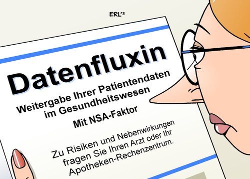 Apotheken Daten By Erl | Politics Cartoon | TOONPOOL