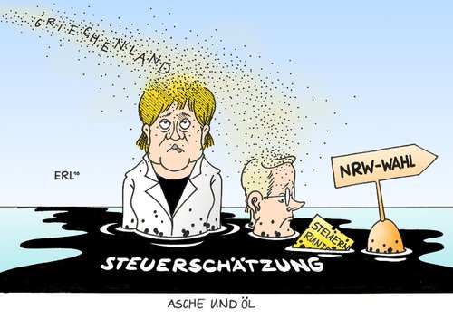 Asche und Öl