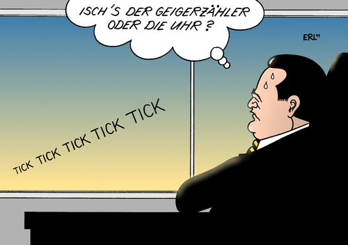 Cartoon: Baden-Württemberg (medium) by Erl tagged baden,württemberg,landtagswahl,ministerpräsident,stefan,mappus,cdu,fdp,macht,verlust,atompolitik,atomkraftwerk,laufzeitverlängerung,japan,atomunfall,gau,baden württemberg,landtagswahl,ministerpräsident,mappus,cdu,fdp,macht,verlust,atompolitik,baden,württemberg