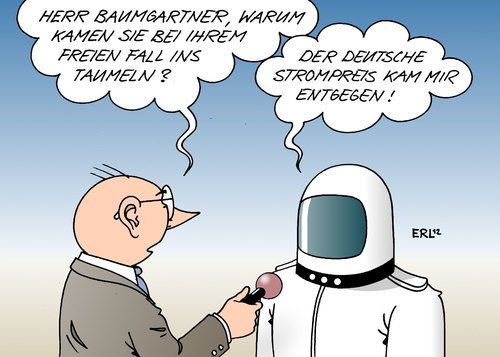 Cartoon: Baumgartner (medium) by Erl tagged felix,baumgartner,extremsport,extremsportler,fall,schallmauer,durchbruch,rekord,energiewende,atomausstieg,erneuerbare,alternative,energien,windkraft,solarenergie,wasserkraft,strom,strompreis,öko,abgabe,preis,deutschland,felix,baumgartner,extremsport,extremsportler,fall,schallmauer,durchbruch,rekord,energiewende,atomausstieg,erneuerbare,alternative,energien,windkraft,solarenergie,wasserkraft,strom,strompreis,öko,abgabe,preis,deutschland