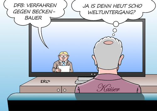 Cartoon: Beckenbauer (medium) by Erl tagged dfb,sommermärchen,fußball,weltmeisterschaft,wm,2006,deutschland,gekauft,korruption,schmiergeld,franz,beckenbauer,kaiser,verfahren,organisationskomitee,fifa,fernsehen,werbung,nachrichten,sport,karikatur,erl,dfb,sommermärchen,fußball,weltmeisterschaft,wm,2006,deutschland,gekauft,korruption,schmiergeld,franz,beckenbauer,kaiser,verfahren,organisationskomitee,fifa,fernsehen,werbung,nachrichten,sport,karikatur,erl