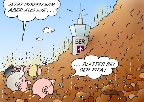 Cartoon: BER Aufsichtsrat (medium) by Erl tagged ber,flughafen,hauptstadt,hauptstadtflughafen,berlin,brandenburg,pannen,korruption,missmanagement,aufsichtsrat,ausmisten,blatter,fifa,kot,fliegen,tower,ber,flughafen,hauptstadt,hauptstadtflughafen,berlin,brandenburg,pannen,korruption,missmanagement,aufsichtsrat,ausmisten,blatter,fifa,kot,fliegen,tower