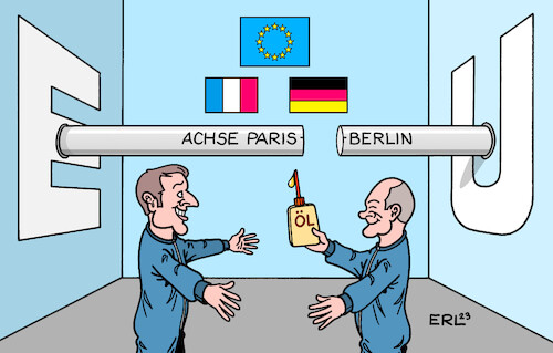 Cartoon: Besser als nichts (medium) by Erl tagged politik,eu,achse,paris,berlin,frankreich,deutschland,präsident,emmanuel,macron,bundeskanzler,olaf,scholz,verhältnis,distanz,zusammenarbeit,reparatur,öl,maschinenraum,karikatur,erl,politik,eu,achse,paris,berlin,frankreich,deutschland,präsident,emmanuel,macron,bundeskanzler,olaf,scholz,verhältnis,distanz,zusammenarbeit,reparatur,öl,maschinenraum,karikatur,erl