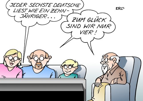 Cartoon: Bildung (medium) by Erl tagged studie,bildung,allgemeinbildung,deutschland,erwachsene,lesen,leskompetenz,rechnen,mathematik,unterdurchschnittlich,familie,eltern,kinder,bildungsstand,fernsehen,studie,bildung,allgemeinbildung,deutschland,erwachsene,lesen,leskompetenz,rechnen,mathematik,unterdurchschnittlich,familie,eltern,kinder,bildungsstand,fernsehen