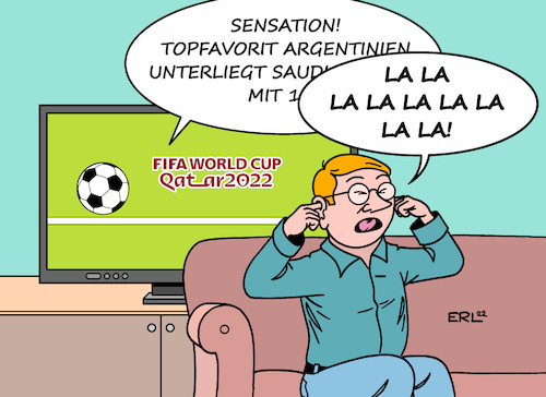 Cartoon: Boykott ist nicht immer leicht (medium) by Erl tagged politik,sport,fußball,weltmeisterschaft,wm,2022,katar,qatar,korruption,diktatur,menschenrechte,gleichberechtigung,meinungsfreiheit,pressfreiheit,demokratie,fifa,dfb,fans,fan,boykott,fernsehen,spiele,sensation,argentinien,saudi,arabien,karikatur,erl,politik,sport,fußball,weltmeisterschaft,wm,2022,katar,qatar,korruption,diktatur,menschenrechte,gleichberechtigung,meinungsfreiheit,pressfreiheit,demokratie,fifa,dfb,fans,fan,boykott,fernsehen,spiele,sensation,argentinien,saudi,arabien,karikatur,erl